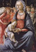 Sandro Botticelli Our Lady of Angels with five sub France oil painting reproduction